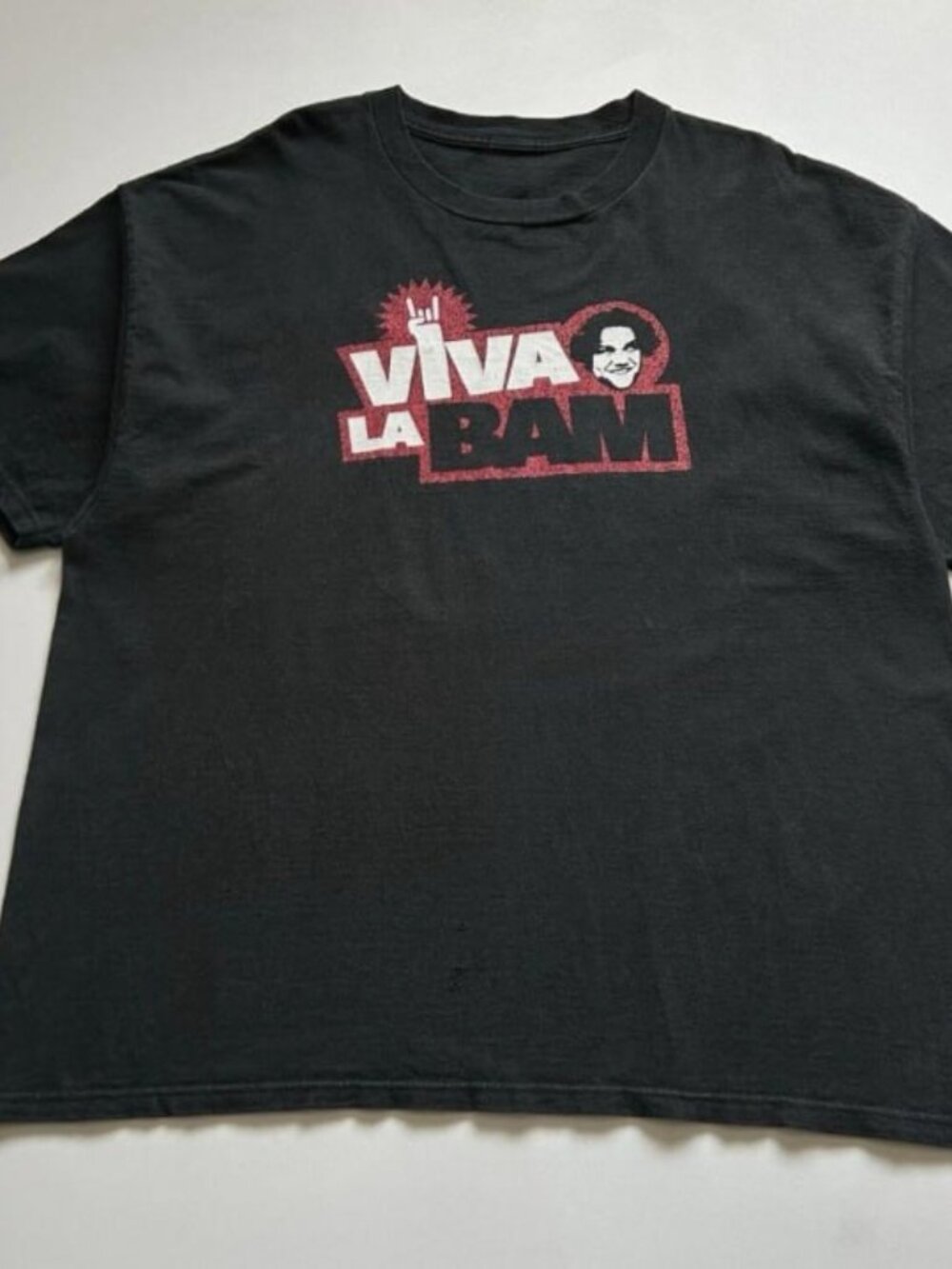 Viva La Bam Bam Margera Skateboard Black Tee